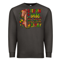Smoke steppin into black history Premium Sweatshirt - Zillion Design Studio