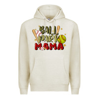 Oatmeal Heather ballpark mama Premium Hoodie - JahusDesignShop