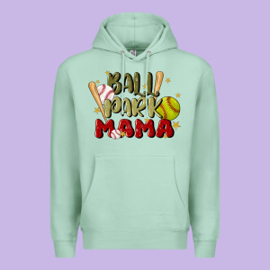 Ballpark Mama Premium Hoodie Designed By Jahusdesignshop