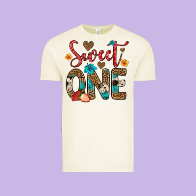 Sweet One Strawberry Vintage Tee Designed By Artiststas