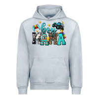 Heather Grey boy mama Urban Hoodie - AdoDesignShop