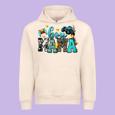 Boy Mama Urban Hoodie Designed By Adodesignshop