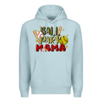 Blue Mist ballpark mama Premium Hoodie - JahusDesignShop