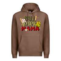 Chestnut ballpark mama Premium Hoodie - JahusDesignShop