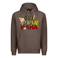 Coffee ballpark mama Premium Hoodie - JahusDesignShop