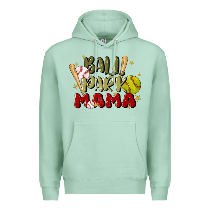 Ballpark Mama Premium Hoodie by JahusDesignShop | Teevron