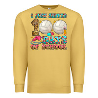 Antique Gold i just served 100 days of school volleyball Premium Sweatshirt - Zillion Design Studio