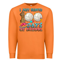 Carrot i just served 100 days of school volleyball Premium Sweatshirt - Zillion Design Studio