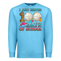Ocean Blue i just served 100 days of school volleyball Premium Sweatshirt - Zillion Design Studio