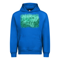 Cobalt green glitter background Urban Hoodie - JahusDesignShop