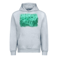 Heather Grey green glitter background Urban Hoodie - JahusDesignShop