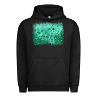 Pigment Black green glitter background Urban Hoodie - JahusDesignShop