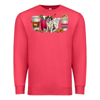 Cardinal st. bernard dog coffee cups Premium Sweatshirt - texasbilliewilder