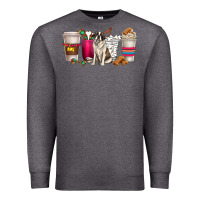 St. Bernard Dog Coffee Cups Premium Sweatshirt | Teevron