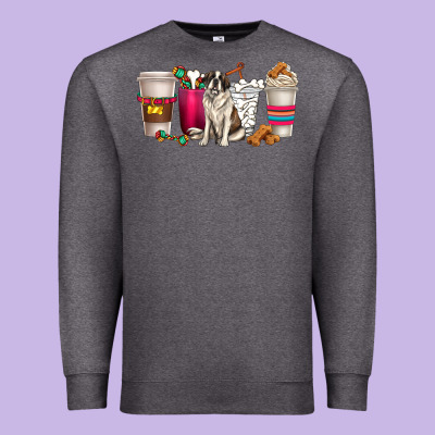 Premium Sweatshirt st. bernard dog coffee cups