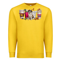 Lemon st. bernard dog coffee cups Premium Sweatshirt - texasbilliewilder