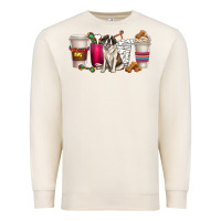 Sandshell st. bernard dog coffee cups Premium Sweatshirt - texasbilliewilder