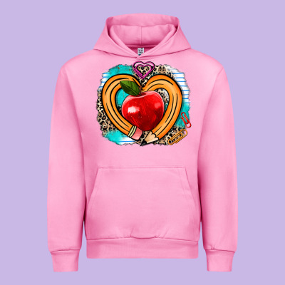 Teacher Heart Pen Urban Hoodie Designed By Adodesignshop