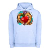 Pigment Grape Ice teacher heart pen Urban Hoodie - AdoDesignShop