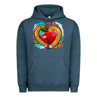 Pigment Midnight Navy teacher heart pen Urban Hoodie - AdoDesignShop