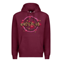 Burgundy strong important mom beautiful worthy loved Premium Hoodie - JahusDesignShop