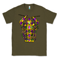 Army Green mardi gras crawfish Classic Tee - FaDigitalArtStudio
