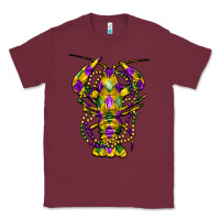 Burgundy mardi gras crawfish Classic Tee - FaDigitalArtStudio