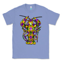 Colony Blue mardi gras crawfish Classic Tee - FaDigitalArtStudio