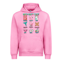 Fuchsia Pink nurse god says i am  nurse elements Urban Hoodie - AdoDesignShop
