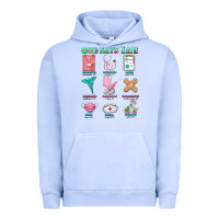 Pigment Grape Ice nurse god says i am  nurse elements Urban Hoodie - AdoDesignShop