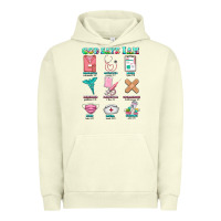 Pigment Pistachio nurse god says i am  nurse elements Urban Hoodie - AdoDesignShop