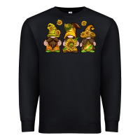 Black sunflower gnomies Premium Sweatshirt - texasbilliewilder