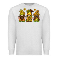 Oatmeal Heather sunflower gnomies Premium Sweatshirt - texasbilliewilder