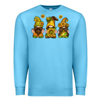 Ocean Blue sunflower gnomies Premium Sweatshirt - texasbilliewilder