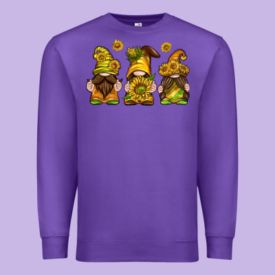 Premium Sweatshirt sunflower gnomies