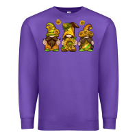 Purple sunflower gnomies Premium Sweatshirt - texasbilliewilder