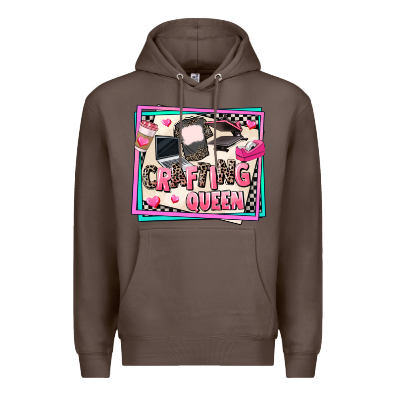 Crafting Queen Premium Hoodie by AdoDesignShop | Teevron