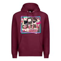 Burgundy crafting queen Premium Hoodie - AdoDesignShop