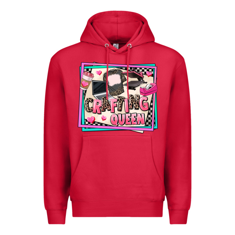 Crafting Queen Premium Hoodie by AdoDesignShop | Teevron