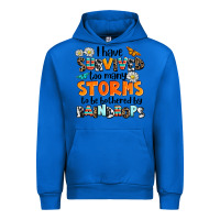 Cobalt i have survived to may storms to be bothered by ra Urban Hoodie - AdoDesignShop