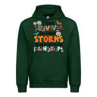 Forest Green i have survived to may storms to be bothered by ra Urban Hoodie - AdoDesignShop