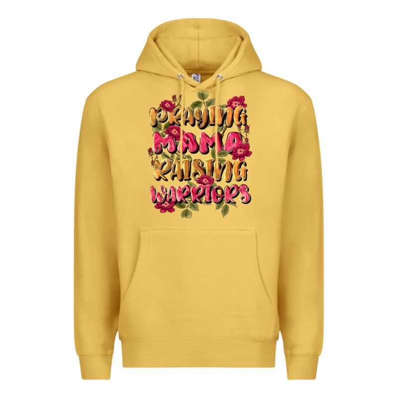 Praying Mama Raising Warriors Premium Hoodie by JahusDesignShop | Teevron