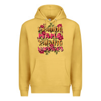 Antique Gold praying mama raising warriors Premium Hoodie - JahusDesignShop