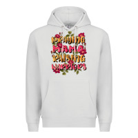 Dove Grey praying mama raising warriors Premium Hoodie - JahusDesignShop