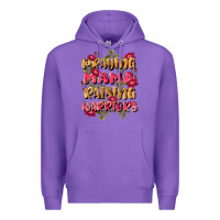 Purple praying mama raising warriors Premium Hoodie - JahusDesignShop