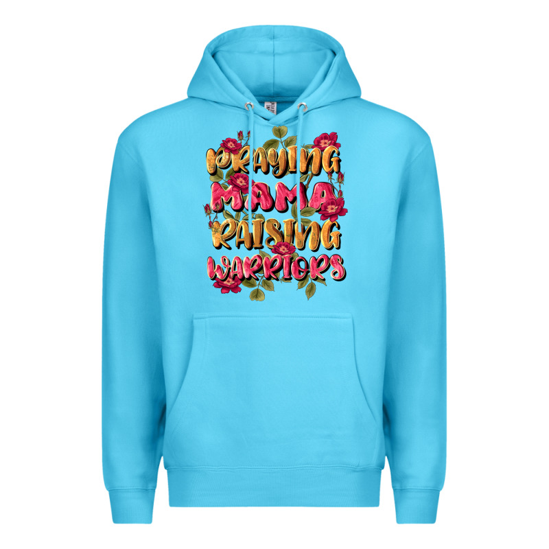 Praying Mama Raising Warriors Premium Hoodie by JahusDesignShop | Teevron