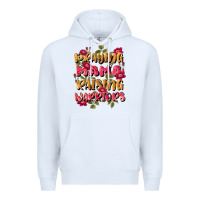 White praying mama raising warriors Premium Hoodie - JahusDesignShop