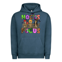 Pigment Midnight Navy hocus pocus skeleton Urban Hoodie - AdoDesignShop