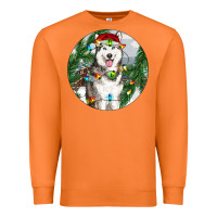Carrot husky and farm ornament Premium Sweatshirt - RanaPortraitStore