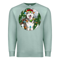 Seafoam husky and farm ornament Premium Sweatshirt - RanaPortraitStore